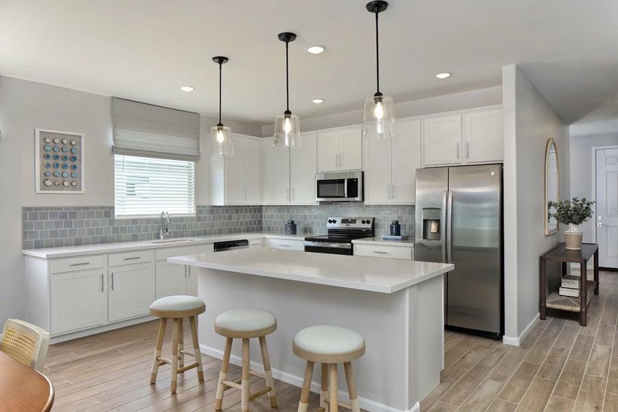 Furnished interior in a model home at Retreat at Stonebridge Manor in Waddell (Image 4).