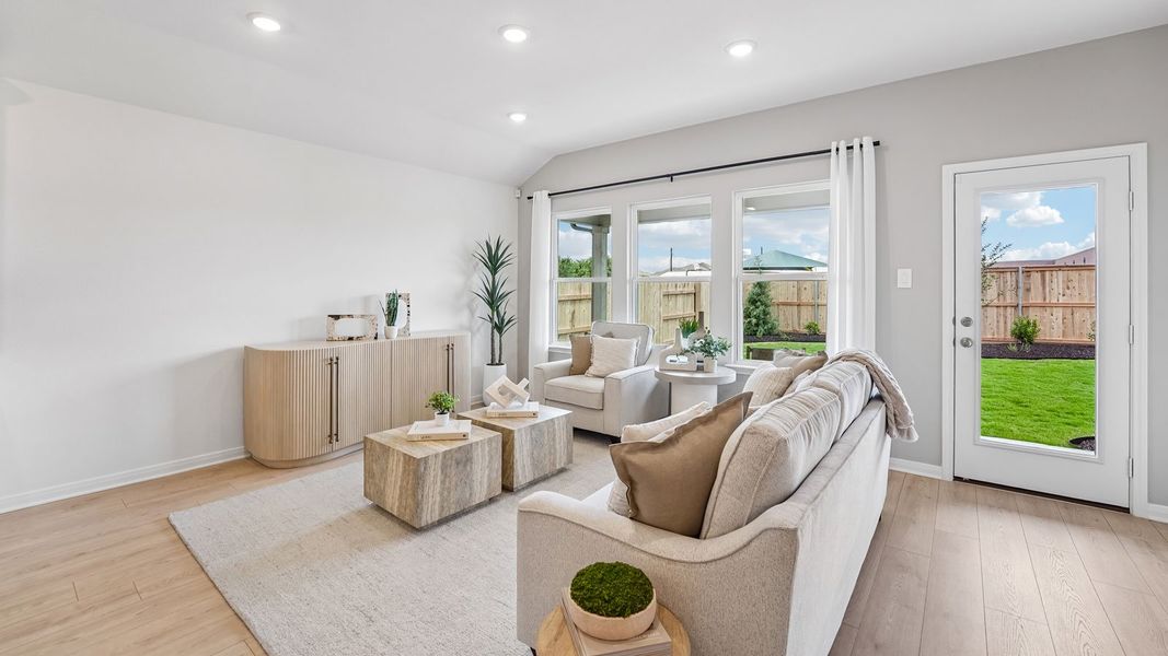 Furnished interior in a model home at Briarwood in Elgin (Image 10).