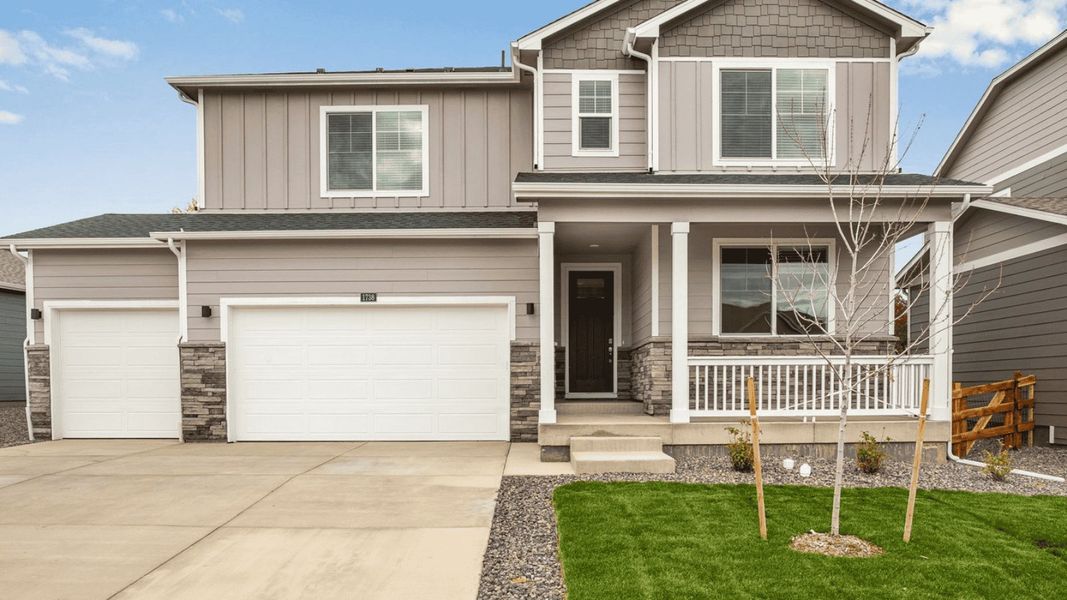 Exterior details of a home in Hansen Farm, Fort Collins (Image 4). Exterior details of a home in Hansen Farm, Fort Collins (Image 4).