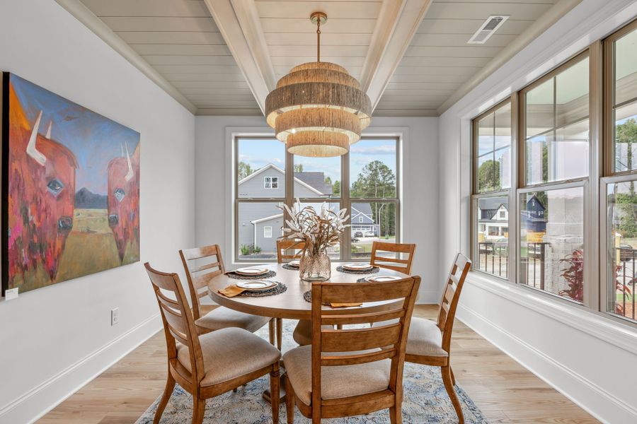 Furnished interior in a model home at Forest Bluff Estates in Fuquay Varina (Image 10). Furnished interior in a model home at Forest Bluff Estates in Fuquay Varina (Image 10).
