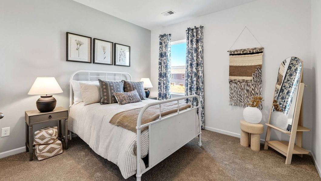 Furnished interior in a model home at Hunters Ridge in Woodruff (Image 17). Furnished interior in a model home at Hunters Ridge in Woodruff (Image 17).