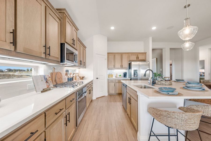 Furnished interior in a model home at Clearview Ranch in Royse City (Image 18).