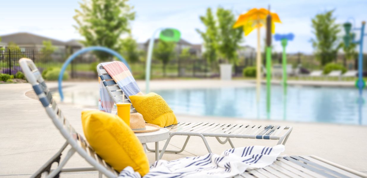 Barefoot community pool and splash pad Barefoot community pool and splash pad