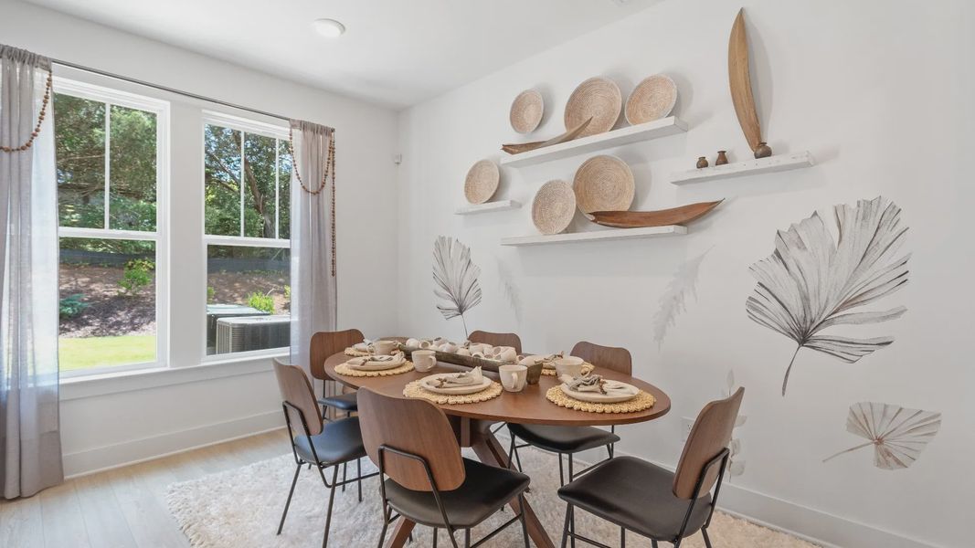 Furnished interior in a model home at El Dorado in Spartanburg (Image 8).