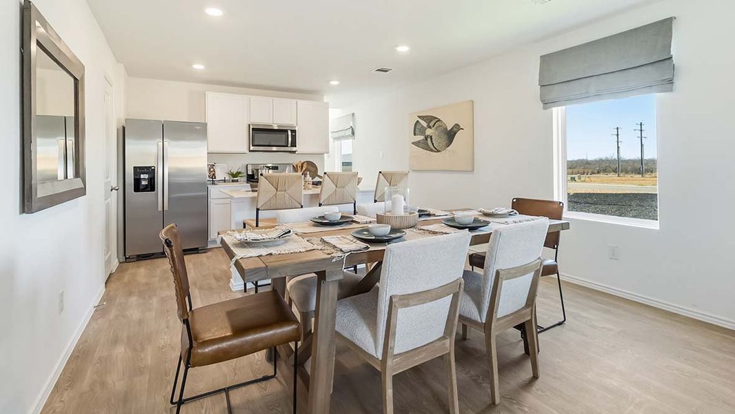 Furnished interior in a model home at Hickory Ridge in Elmendorf (Image 7).