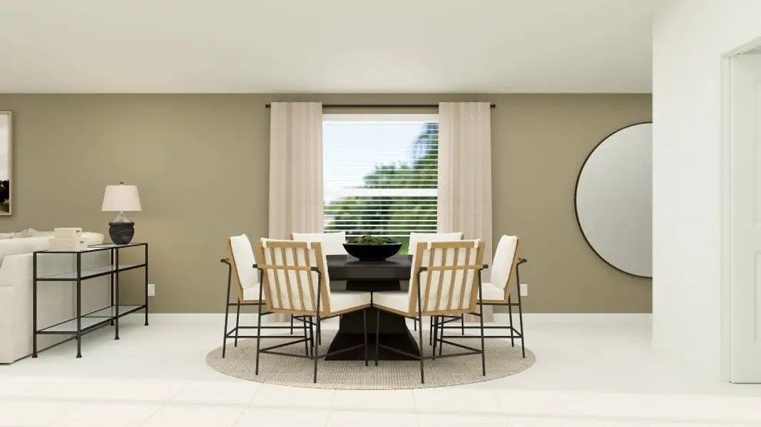 Furnished interior in a model home at Curiosity Creek: The Estates in Palmetto (Image 8).