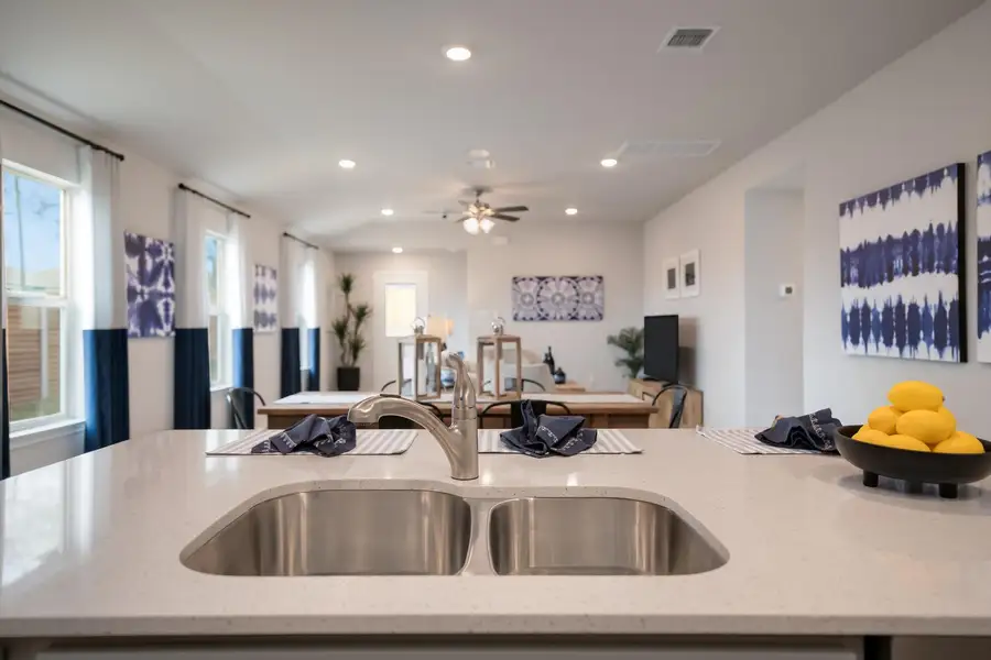 Furnished interior in a model home at Willow Glenn in Temple (Image 4).