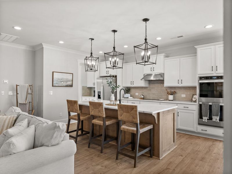 Furnished interior in a model home at Tillery Tradition in Mount Gilead (Image 2).