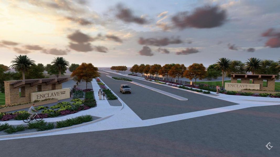 Entrance to the Sonoma Coast at Enclave community in Litchfield Park, AZ, featuring signage and landscaping (Image 6).