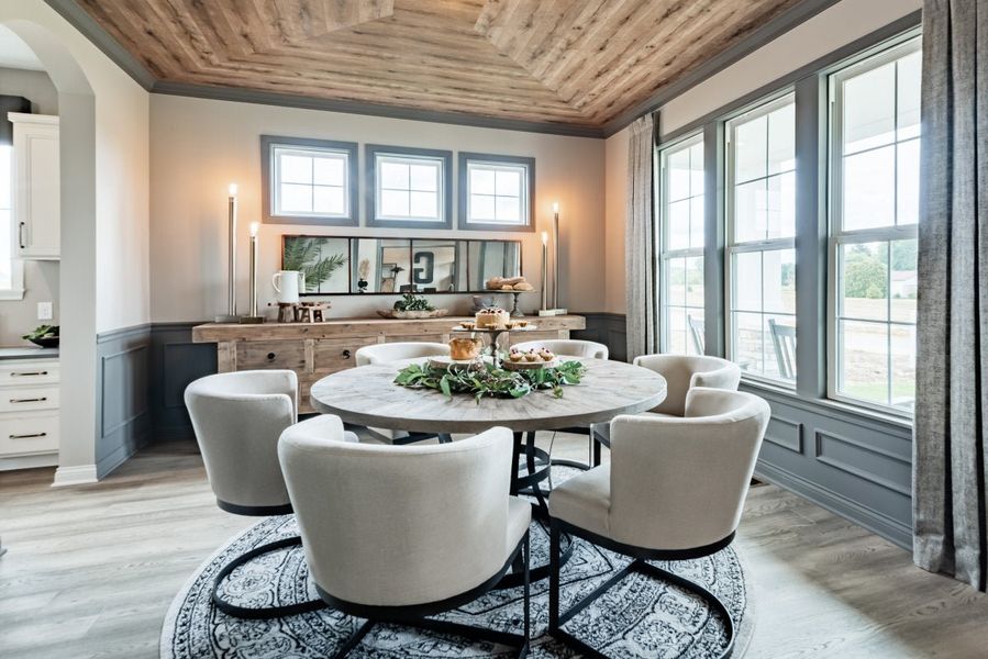 Furnished interior in a model home at The Estates and Meadows at Floyds Fork in Louisville (Image 30).
