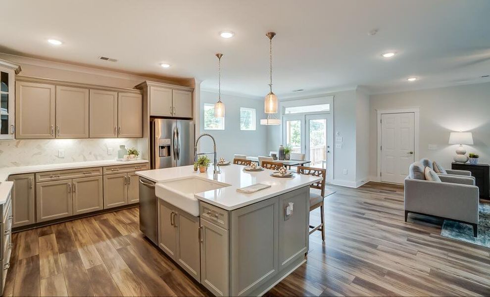 Furnished interior in a model home at Colleton Park in Aiken (Image 11).