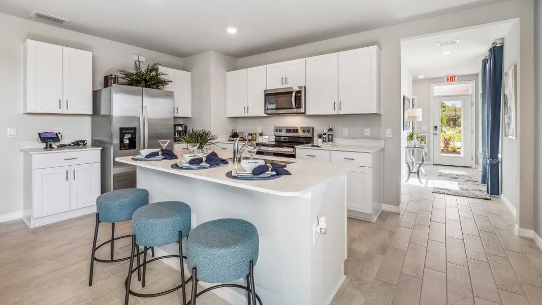 Furnished interior in a model home at Bentley Crossing in Fort Myers (Image 37).