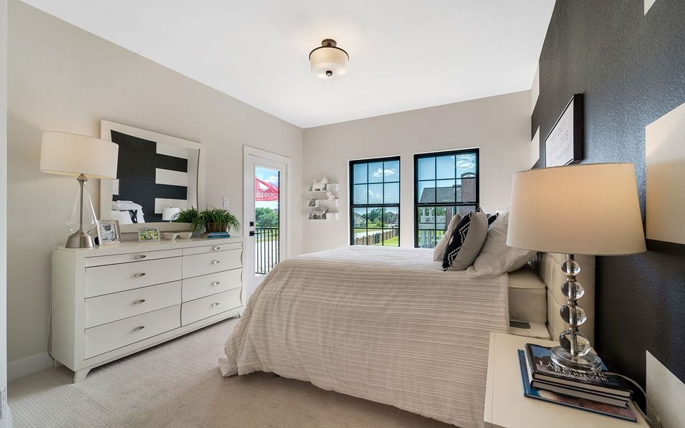 Furnished interior in a model home at Marvida in Cypress (Image 49).