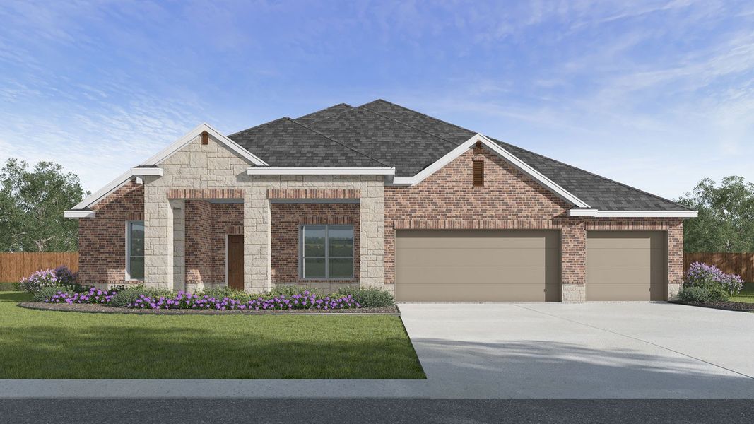 Front exterior of a home in the The Woods community, located in Lumberton, TX (Image 9). Front exterior of a home in the The Woods community, located in Lumberton, TX (Image 9).