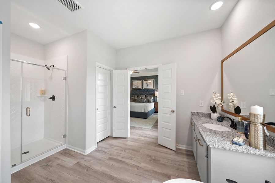 Furnished interior in a model home at Southfork Ranch in Sealy (Image 12).
