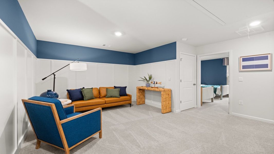 Furnished interior in a model home at Falcon Landing Townhomes in Gainesville (Image 35).