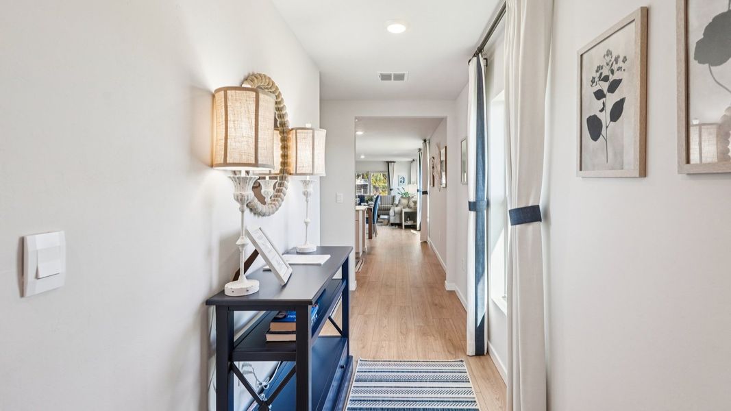 Furnished interior in a model home at Bentley Crossing in Fort Myers (Image 25).