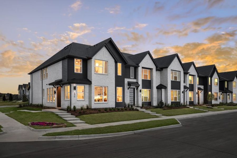 Front exterior of a home in the Chelsea Commons community, located in Allen, TX (Image 5).
