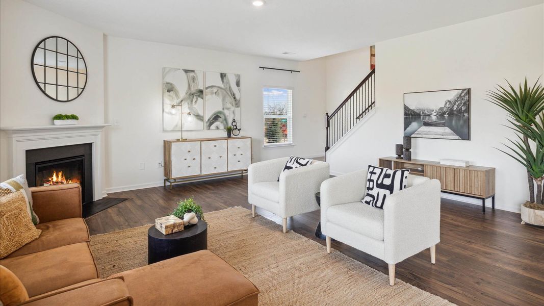 Furnished interior in a model home at Fieldcrest Acres in Blountville (Image 6).