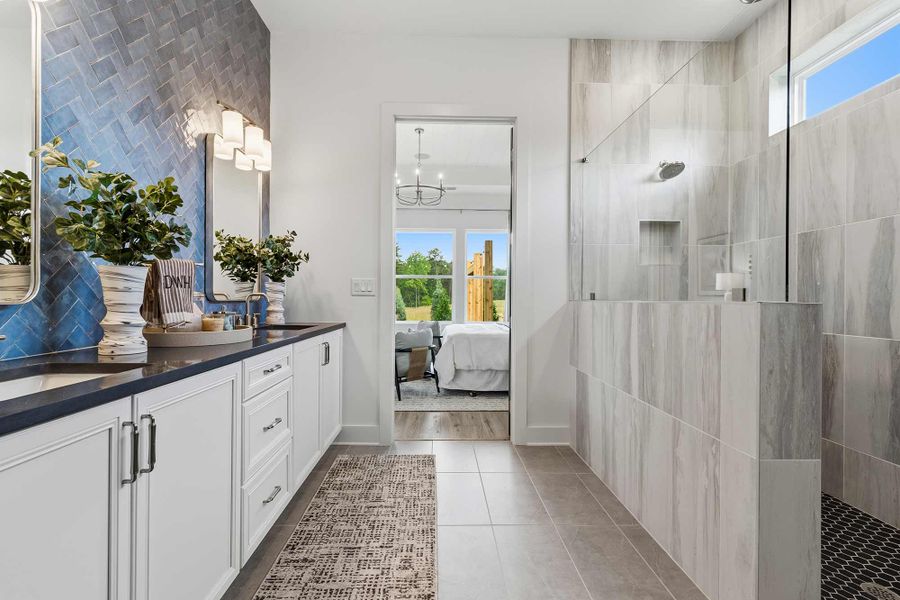 Furnished interior in a model home at Lanier Landing - Retreat Collection in Gainesville (Image 16).