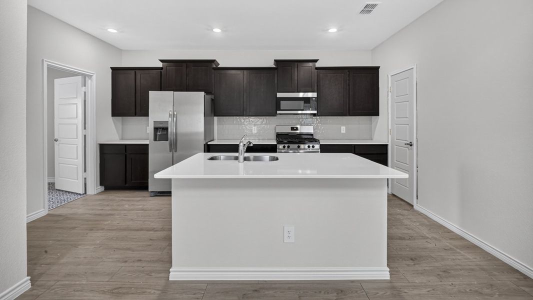 Furnished interior in a model home at Magnolia at Legacy Hills in Celina (Image 20).