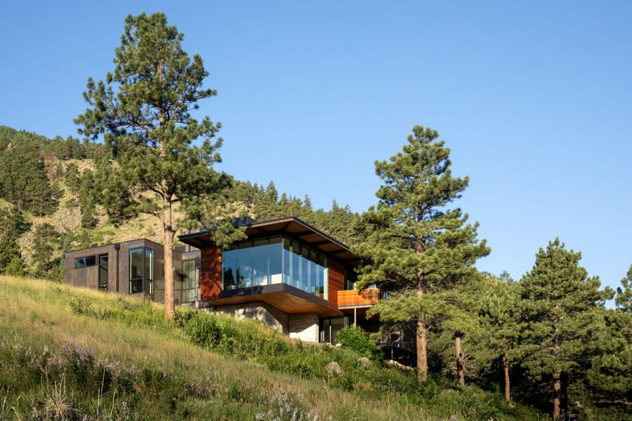 Front exterior of a home in the Canyon Pines community, located in Arvada, CO (Image 12). Front exterior of a home in the Canyon Pines community, located in Arvada, CO (Image 12).