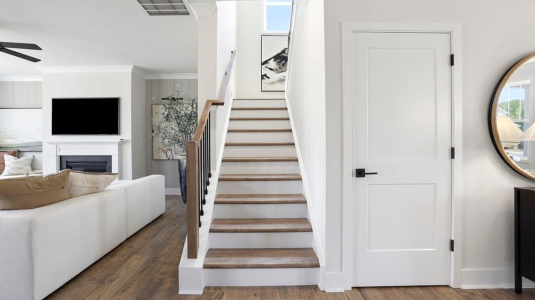 Furnished interior in a model home at Sycamore Cove in Woodruff (Image 20).