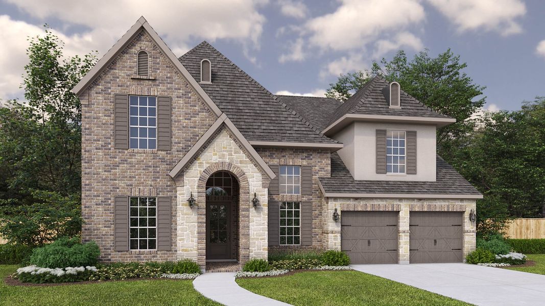 Front exterior of a home in the StarView community, located in Prosper, TX (Image 14).