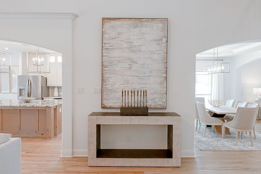 Furnished interior in a model home at Dove Chase in Mansfield (Image 11).