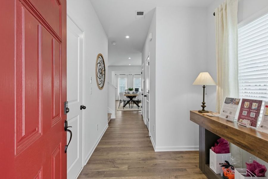 Furnished interior in a model home at Park Center Pointe in Austell (Image 35).