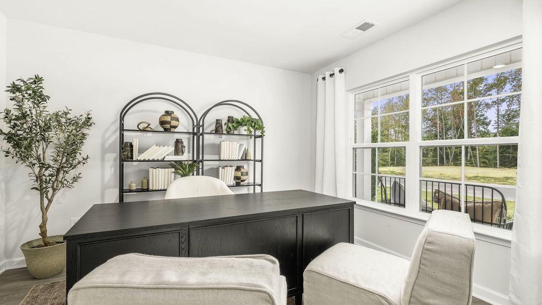 Furnished interior in a model home at Mount Hope Estates in Winston-Salem (Image 3).