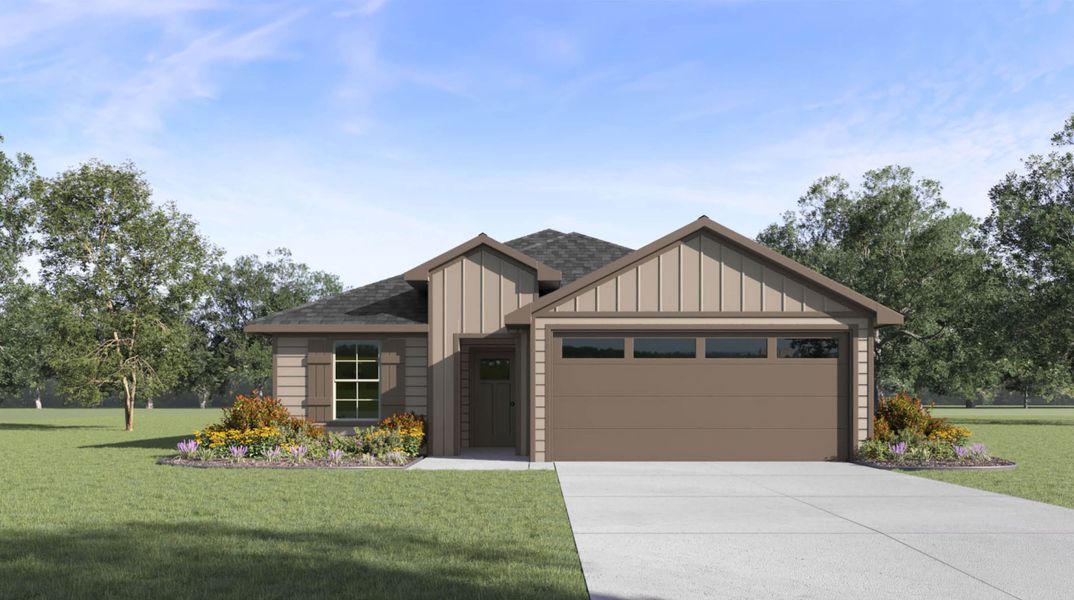 Front exterior of a home in the Waldron Estates community, located in Corpus Christi, TX (Image 7).