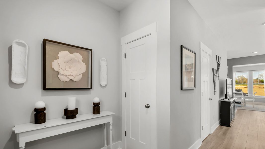 Furnished interior in a model home at Brookland Place in Hendersonville (Image 3).