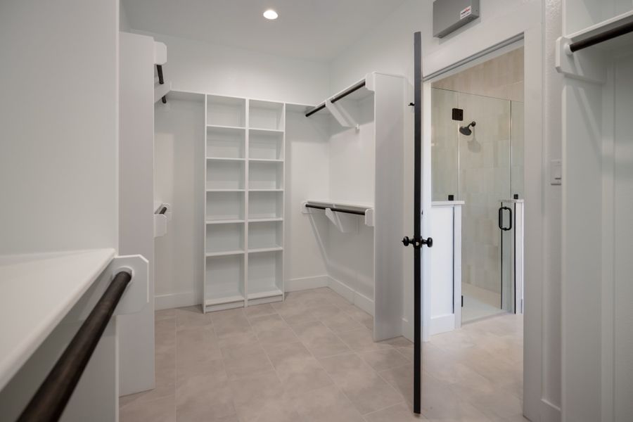 Furnished interior in a model home at Greens Prairie Reserve in College Station (Image 24).