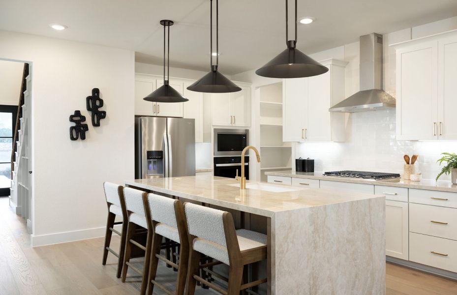 Kitchen with Island Seating