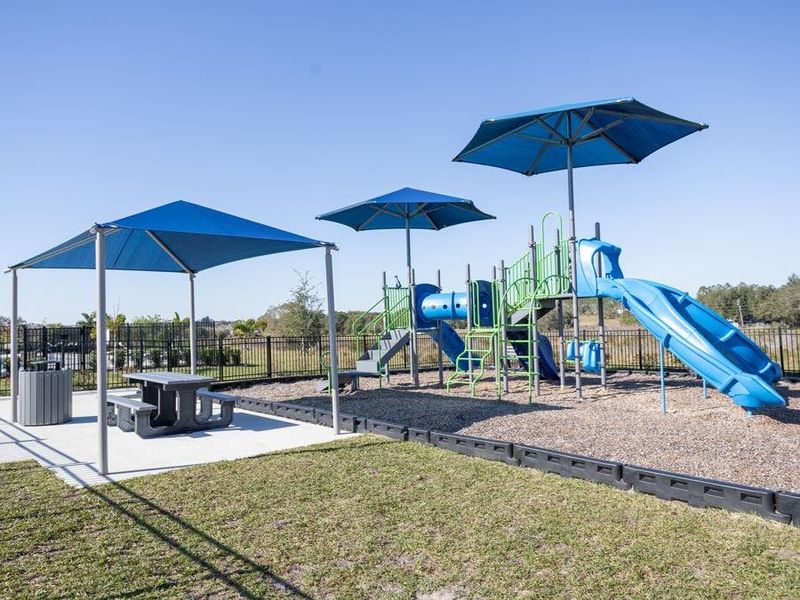 ...Along with a playground, open play area, and shaded seating. ...Along with a playground, open play area, and shaded seating.