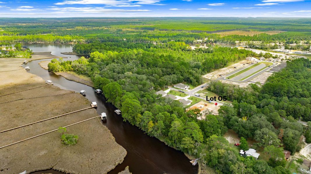 Natural surroundings and green spaces near Holley Grove at Peach Creek - Waterfront Homes in Santa Rosa Beach, FL (Image 8).
