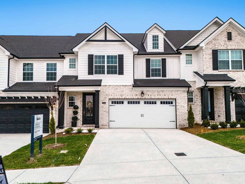 Front exterior of a home in the Stonecrest Townhomes community, located in Hendersonville, TN (Image 3).