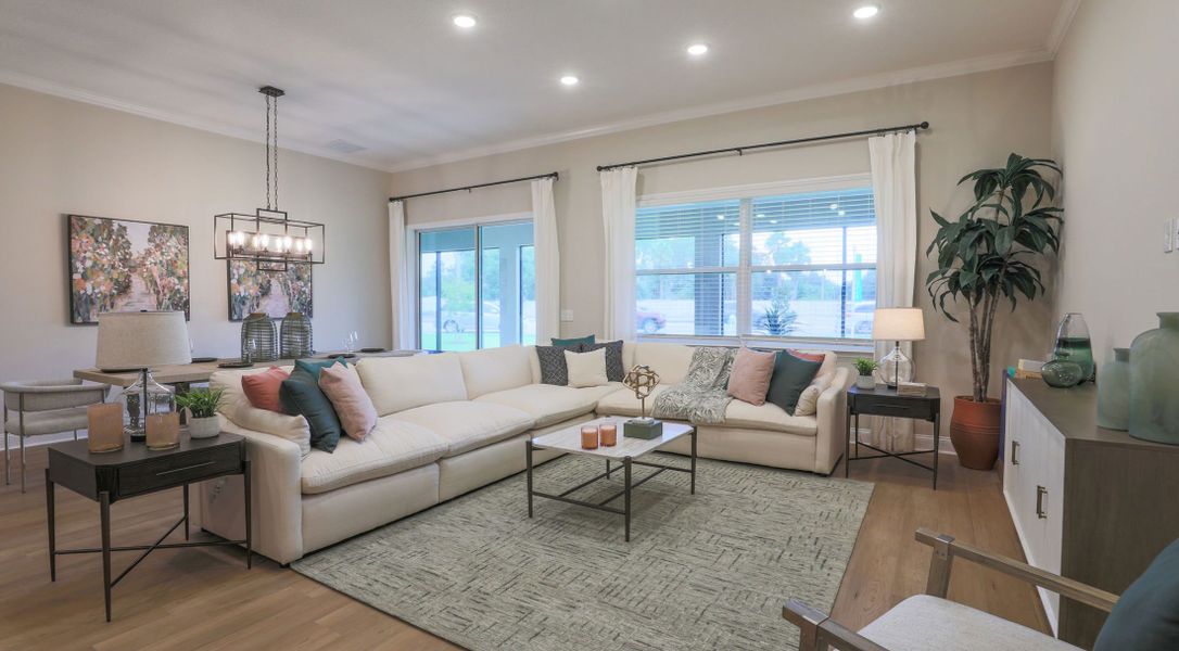 Furnished interior in a model home at Port Orange in Edgewater (Image 5).