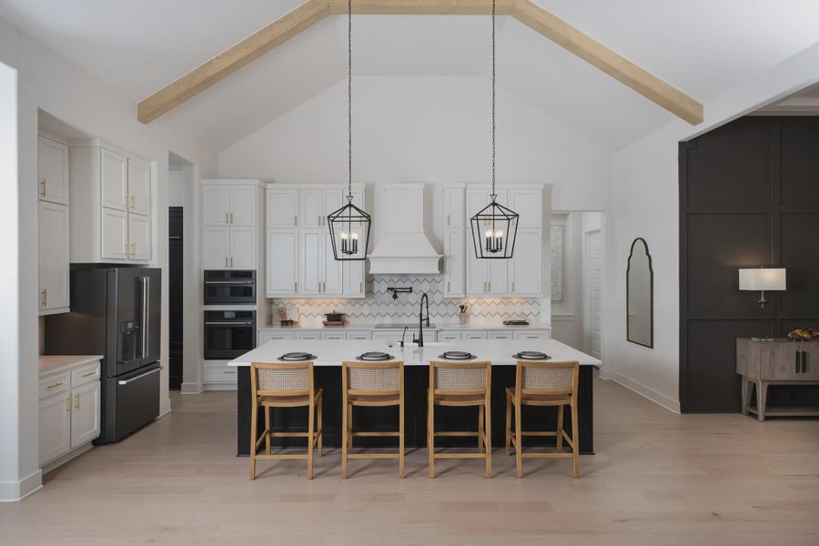 Furnished interior in a model home at Waldsanger in New Braunfels (Image 8).