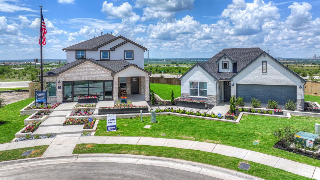 Front exterior of a home in the Mayfair community, located in New Braunfels, TX (Image 4).