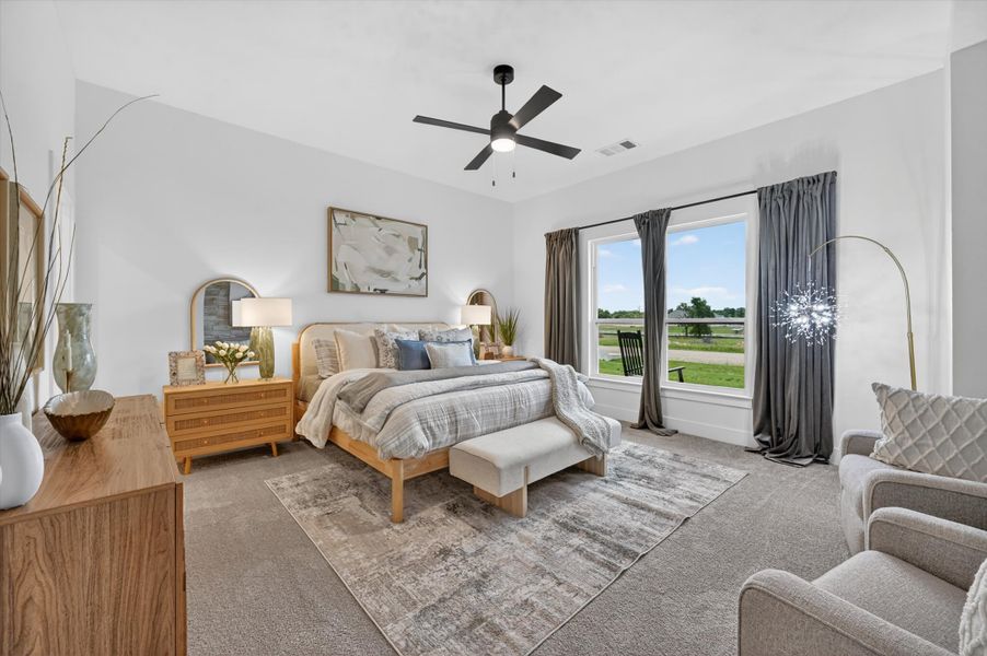 Furnished interior in a model home at Zion Valley in Poolville (Image 25).
