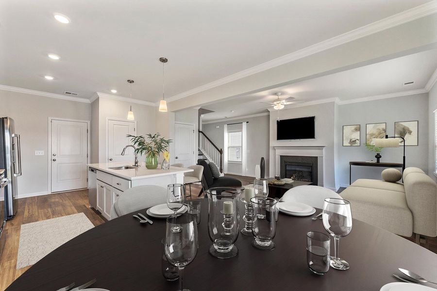 Highland | Eat-In Kitchen to Great Room Highland | Eat-In Kitchen to Great Room