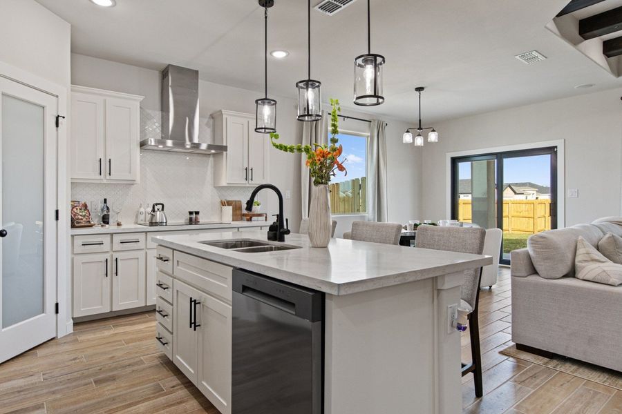 Furnished interior in a model home at Paloma Ranch in Harlingen (Image 7).