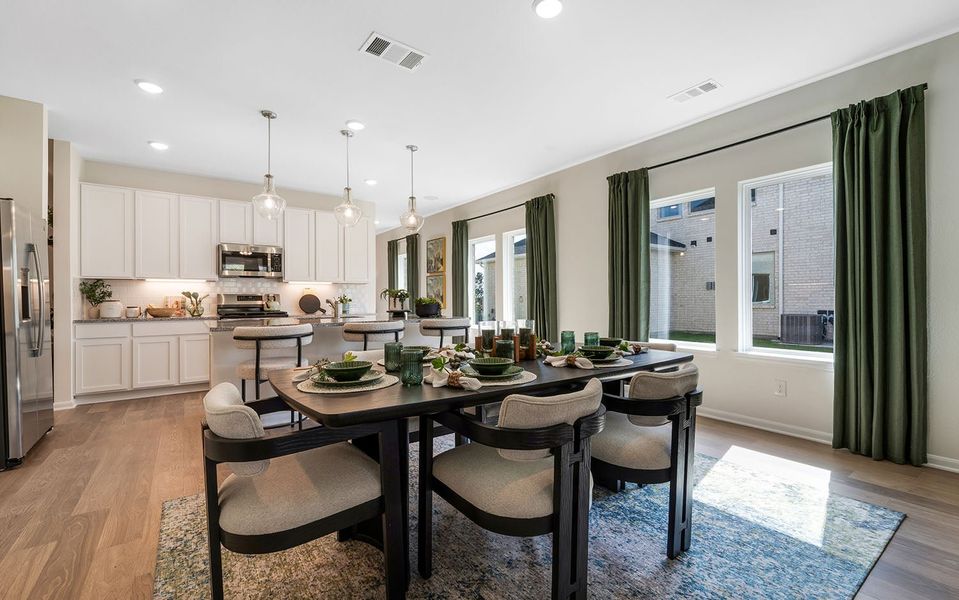 Furnished interior in a model home at Westridge in McKinney (Image 33).