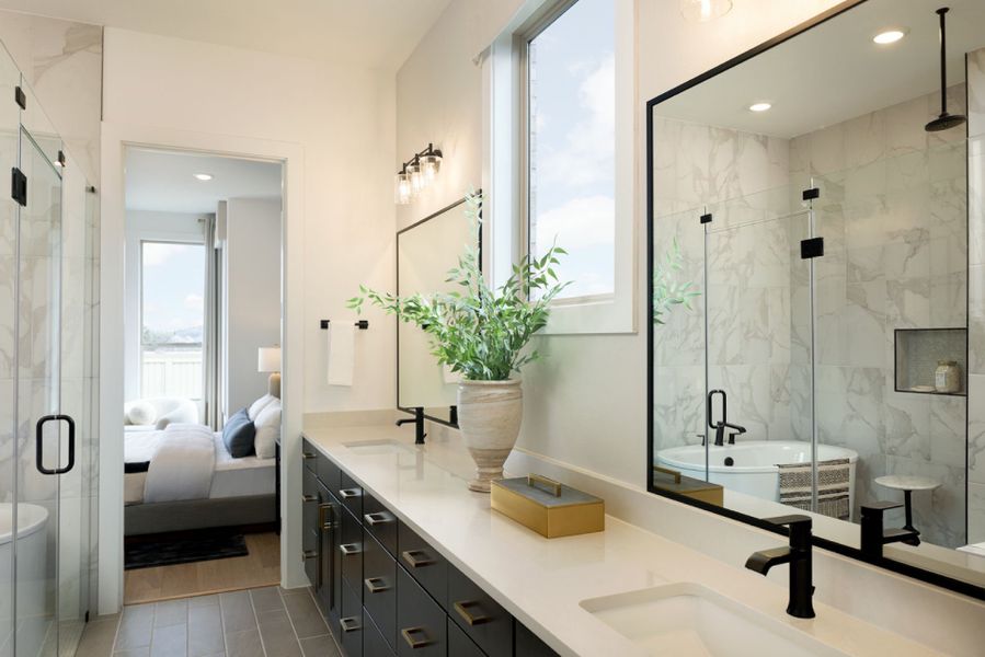 Spacious Primary Bathrooms