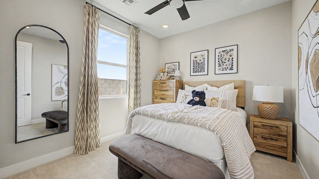 Furnished interior in a model home at Magma Ranch in Florence (Image 28). Furnished interior in a model home at Magma Ranch in Florence (Image 28).
