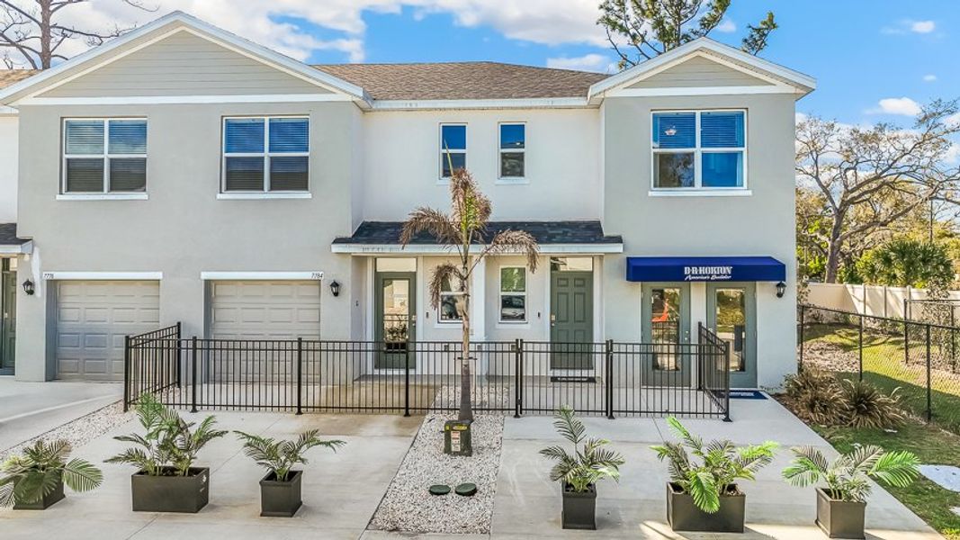 Front exterior of a home in the Townes at Island Lake community, located in Pinellas Park, FL (Image 2). Front exterior of a home in the Townes at Island Lake community, located in Pinellas Park, FL (Image 2).
