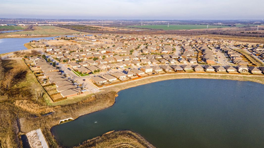 Aerial view of the Verandah community in Royse City, TX, showing layout and nearby surroundings (Image 12). Aerial view of the Verandah community in Royse City, TX, showing layout and nearby surroundings (Image 12).