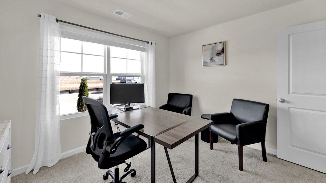 Furnished interior in a model home at Crescent Ridge in Niota (Image 33). Furnished interior in a model home at Crescent Ridge in Niota (Image 33).